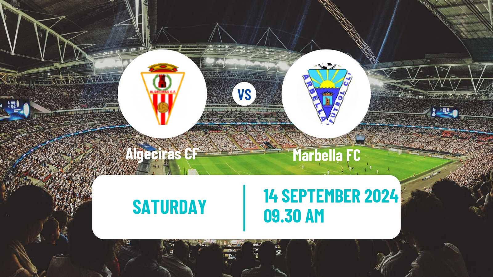 Soccer Spanish Primera RFEF Group 2 Algeciras - Marbella