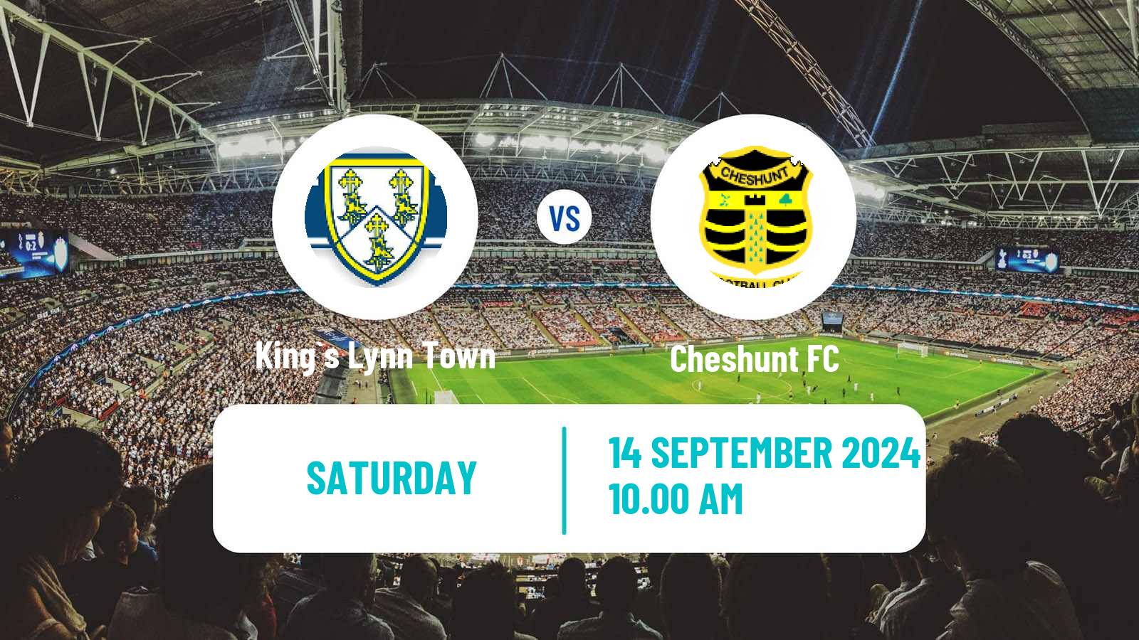 Soccer English FA Cup King`s Lynn Town - Cheshunt