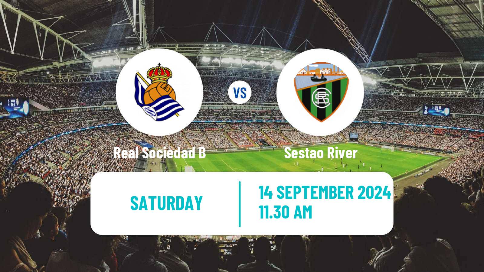 Soccer Spanish Primera RFEF Group 1 Real Sociedad B - Sestao