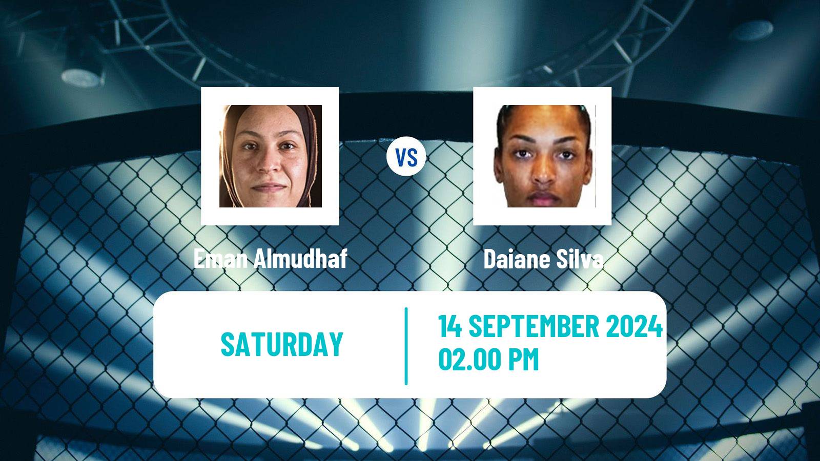 MMA Featherweight Women Bellator Eman Almudhaf - Daiane Silva