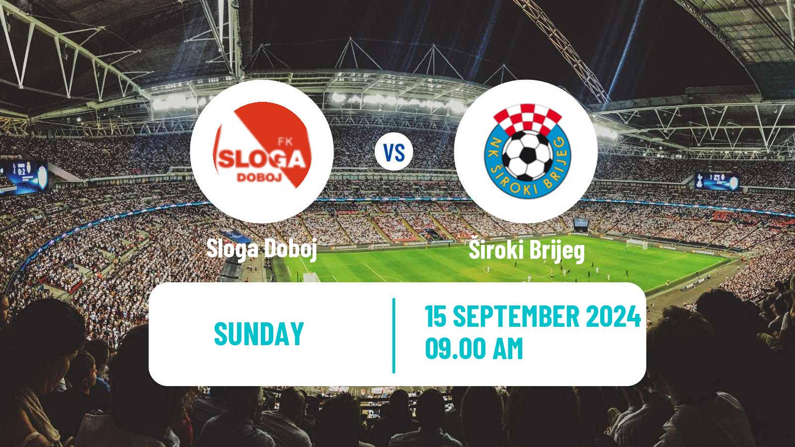 Soccer Bosnian Premier League Sloga Doboj - Široki Brijeg