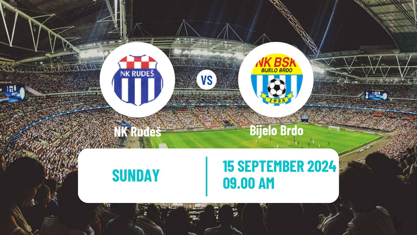 Soccer Croatian Prva NL Rudeš - Bijelo Brdo