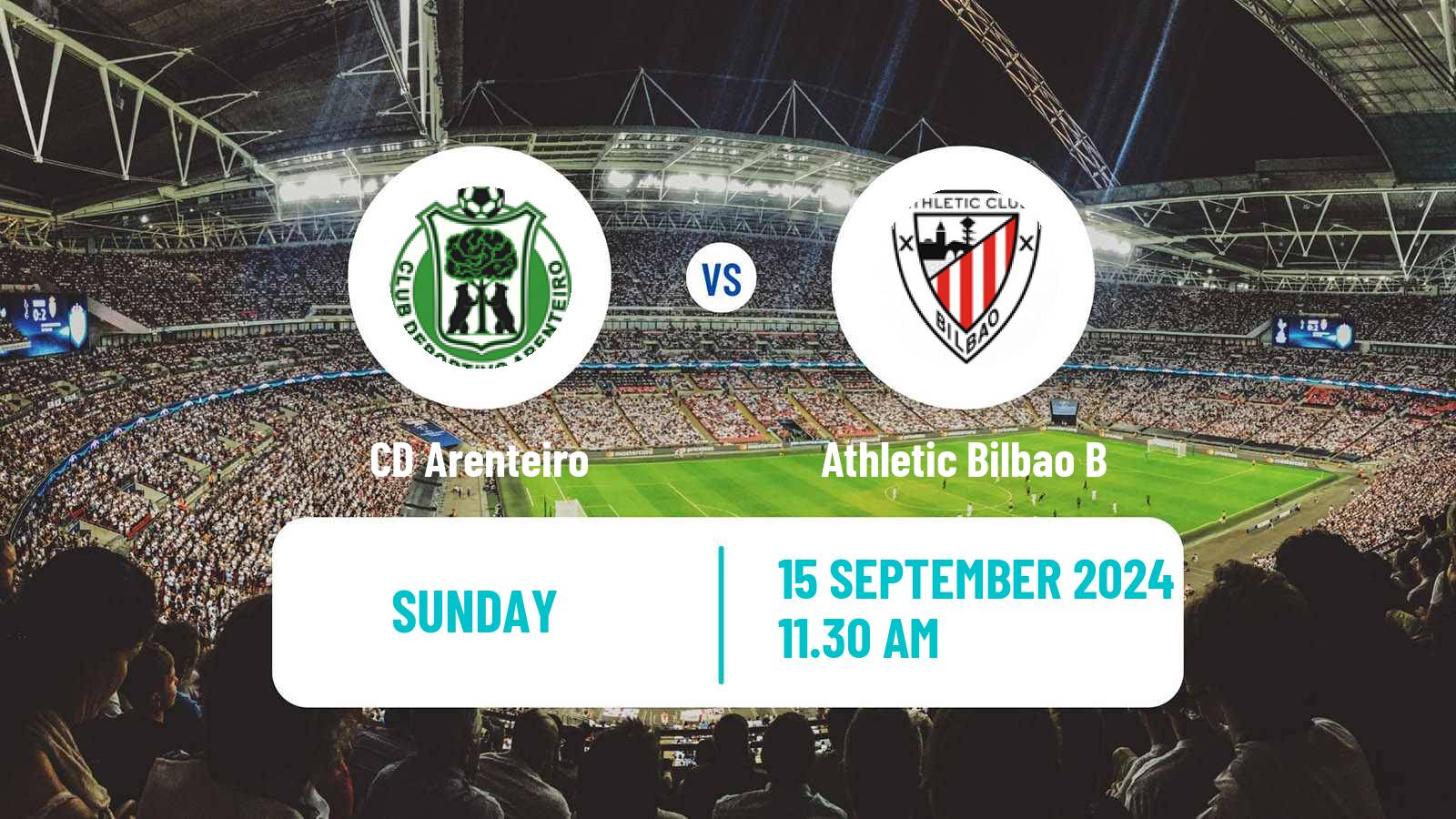 Soccer Spanish Primera RFEF Group 1 Arenteiro - Athletic Bilbao B