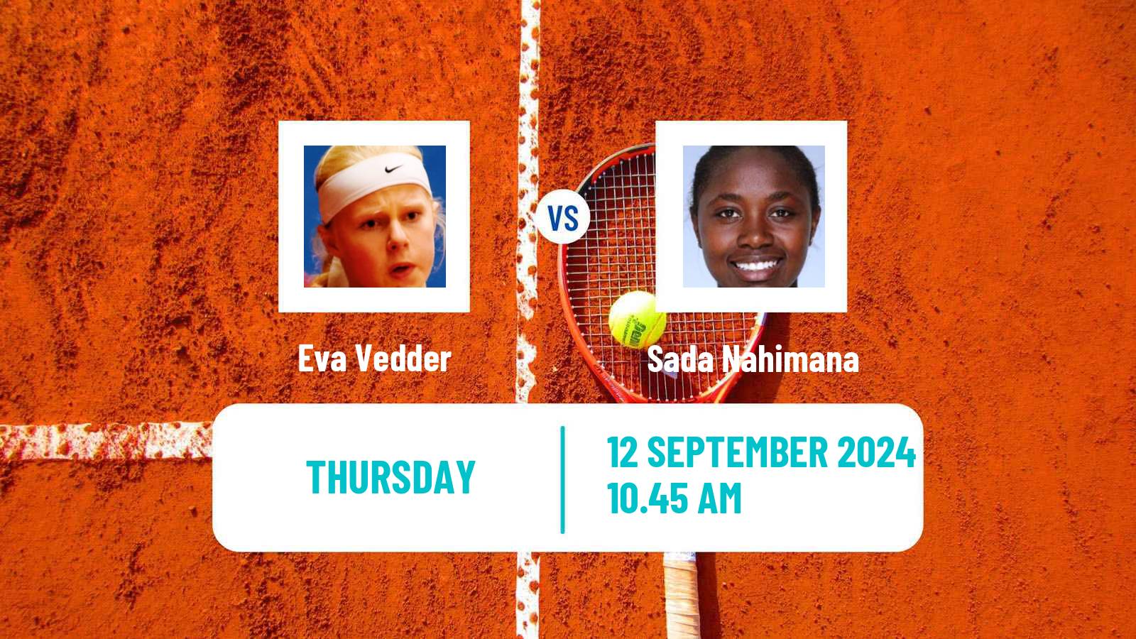 Tennis ITF W35 Reus Women Eva Vedder - Sada Nahimana