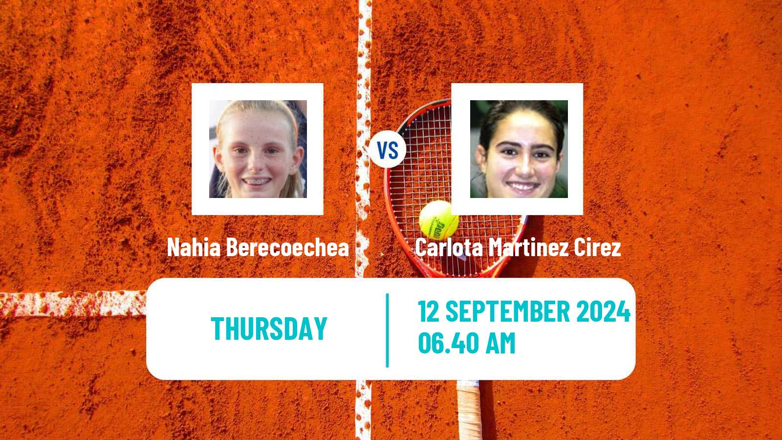 Tennis ITF W35 Reus Women Nahia Berecoechea - Carlota Martinez Cirez