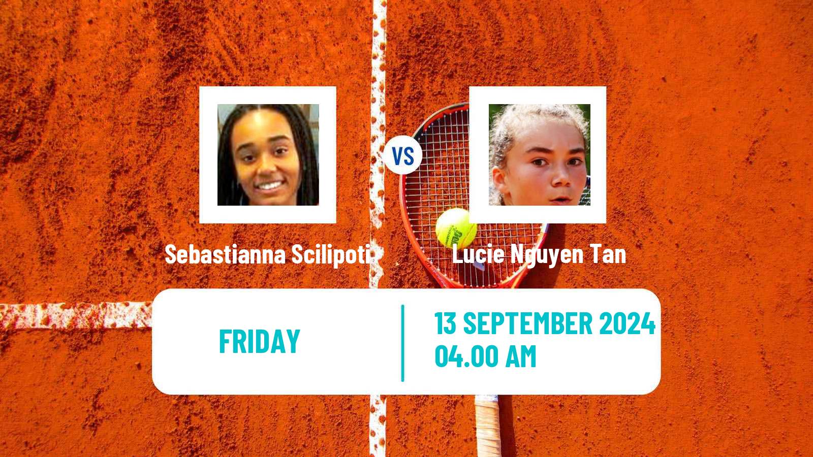 Tennis ITF W15 Dijon Women Sebastianna Scilipoti - Lucie Nguyen Tan