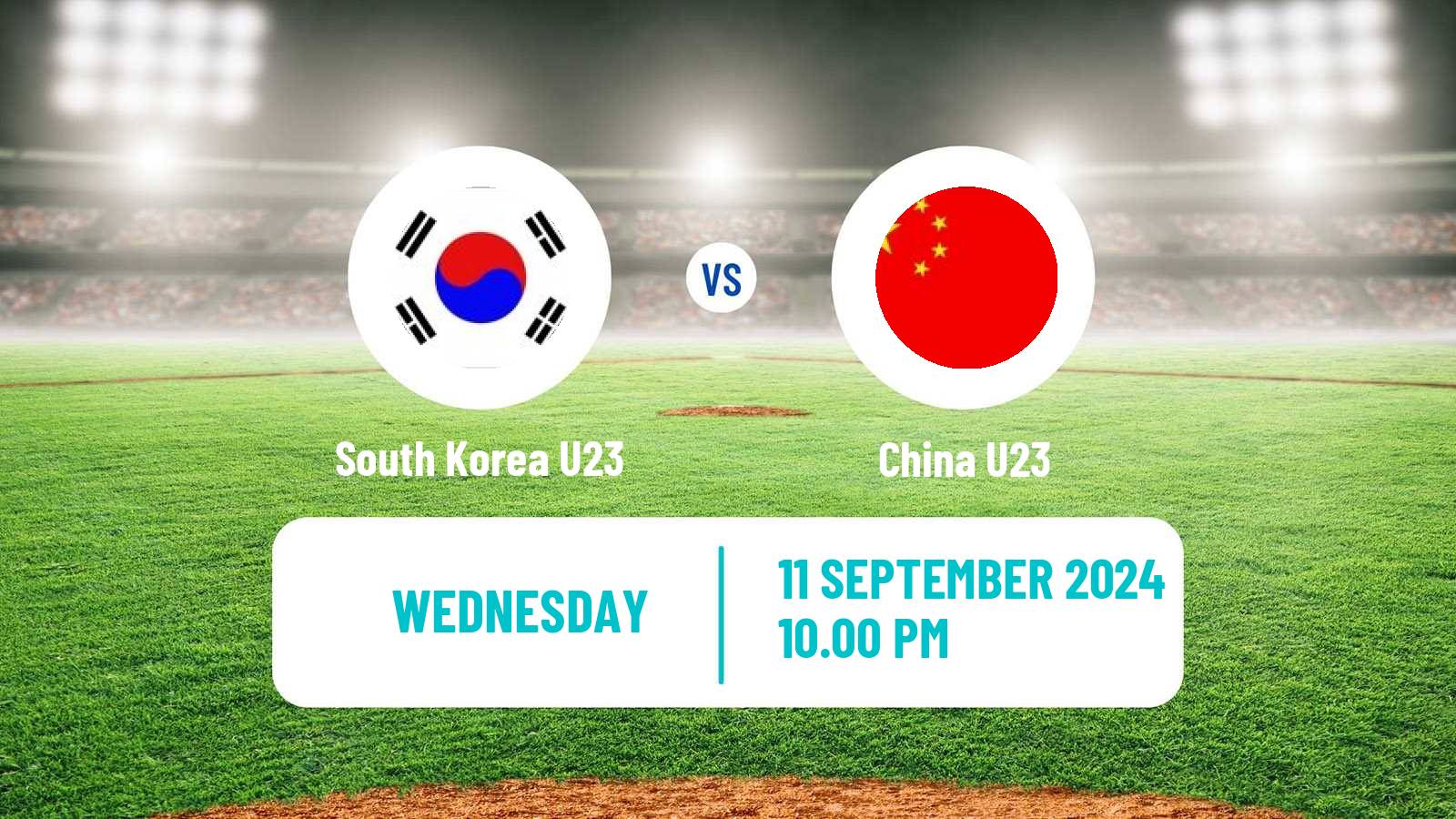 Baseball World Cup U23 Baseball South Korea U23 - China U23