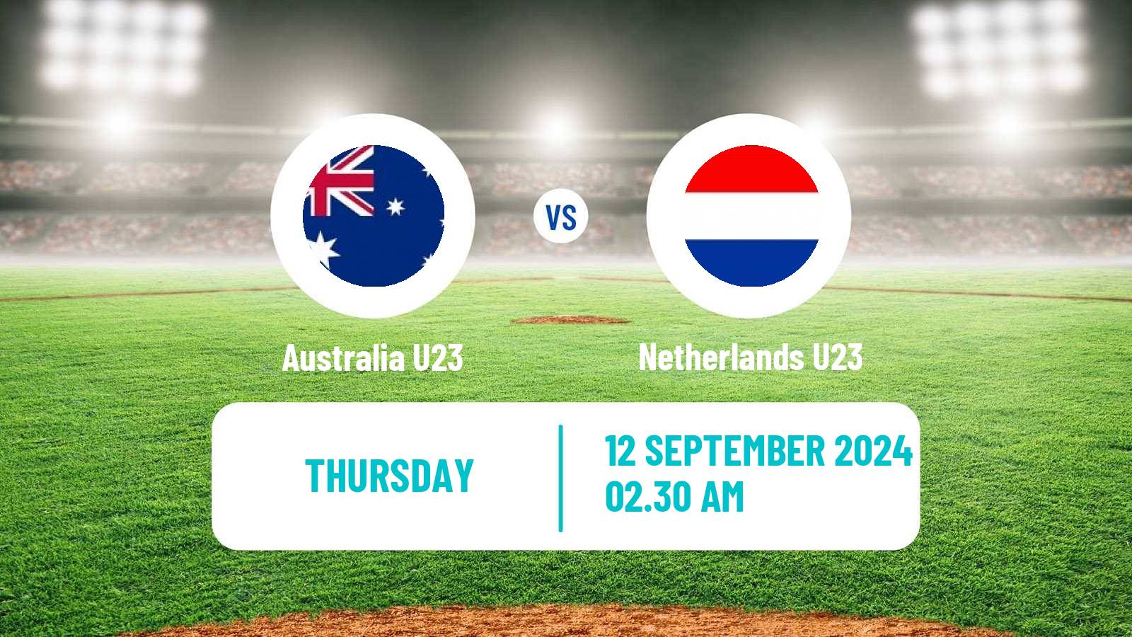 Baseball World Cup U23 Baseball Australia U23 - Netherlands U23