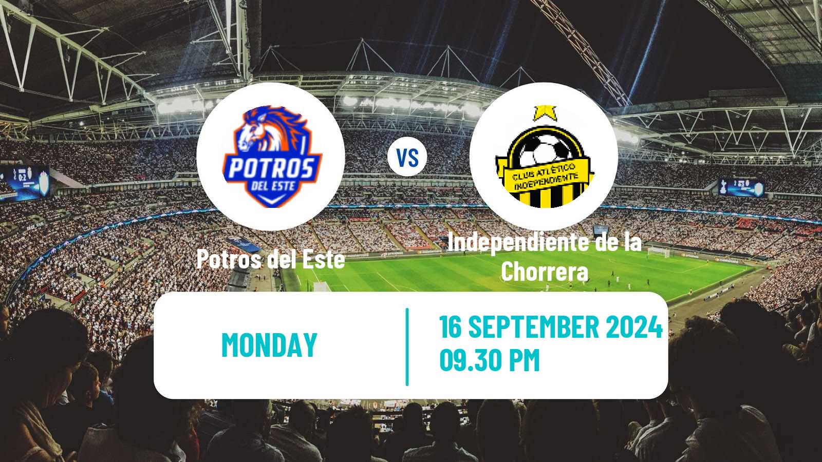 Soccer Liga Panamena de Futbol Potros del Este - Independiente de la Chorrera