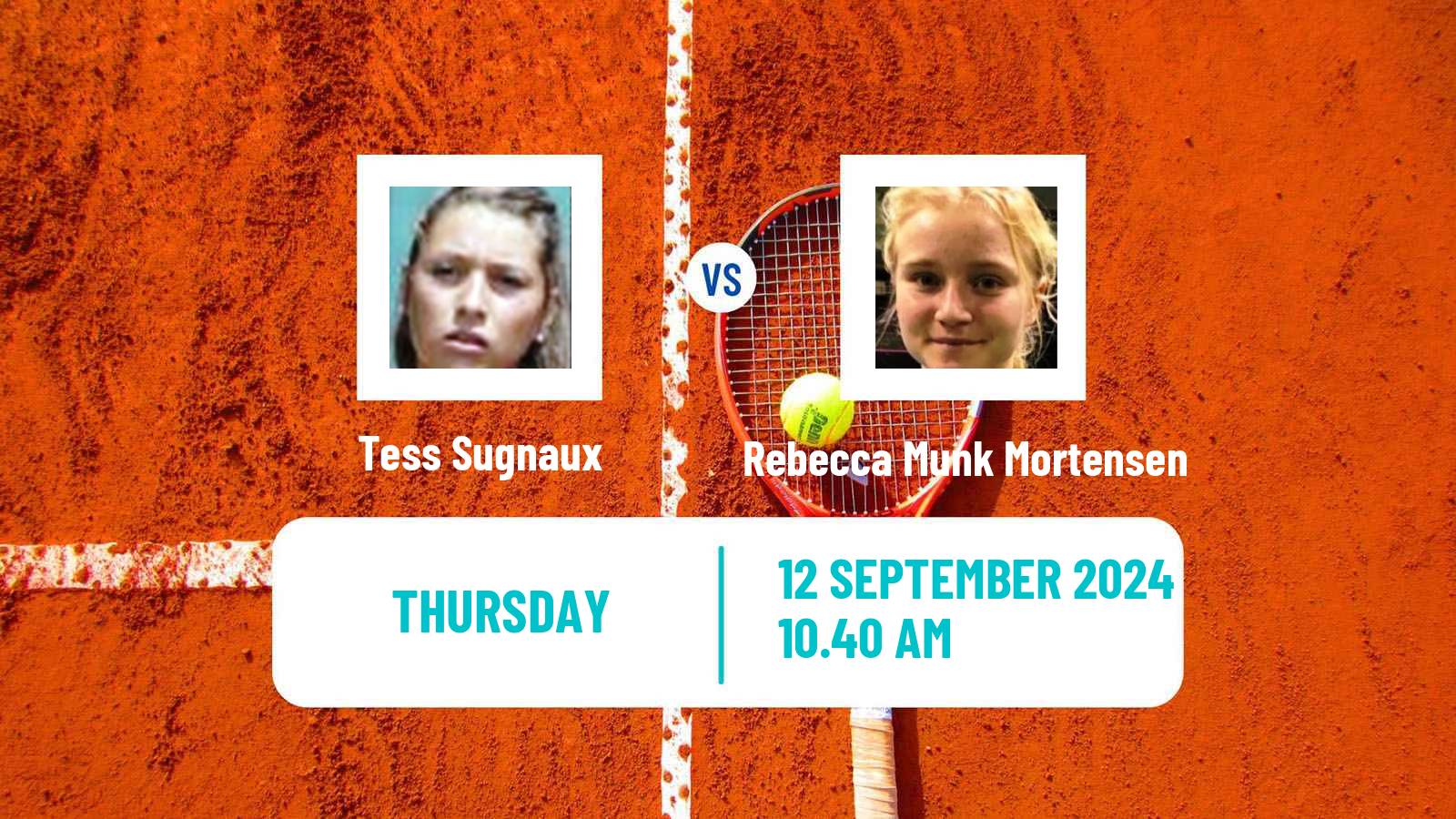 Tennis ITF W35 Santarem Women Tess Sugnaux - Rebecca Munk Mortensen