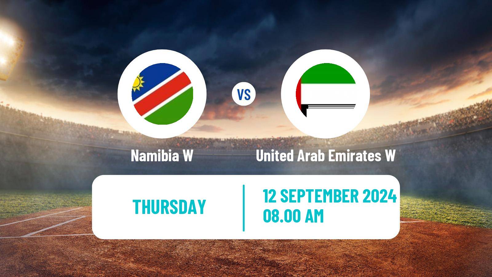 Cricket T20 Tri Series Women Namibia W - United Arab Emirates W