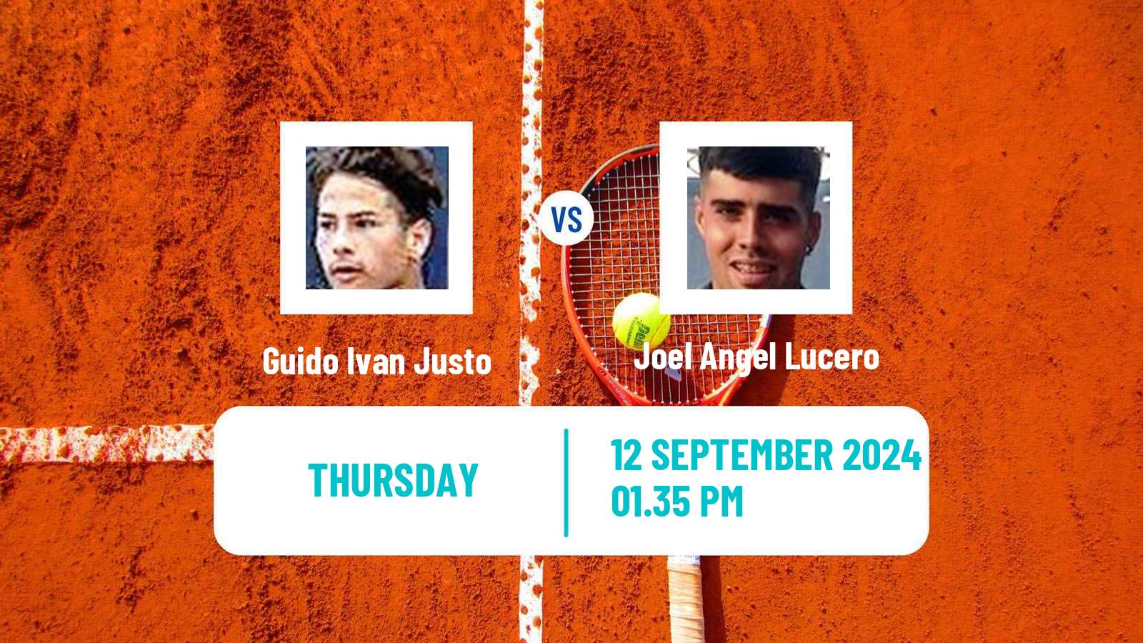 Tennis ITF M15 Cordoba 2 Men Guido Ivan Justo - Joel Angel Lucero