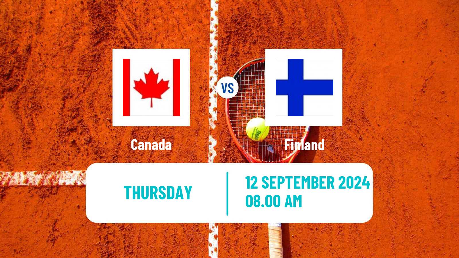 Tennis Davis Cup - World Group Teams Canada - Finland