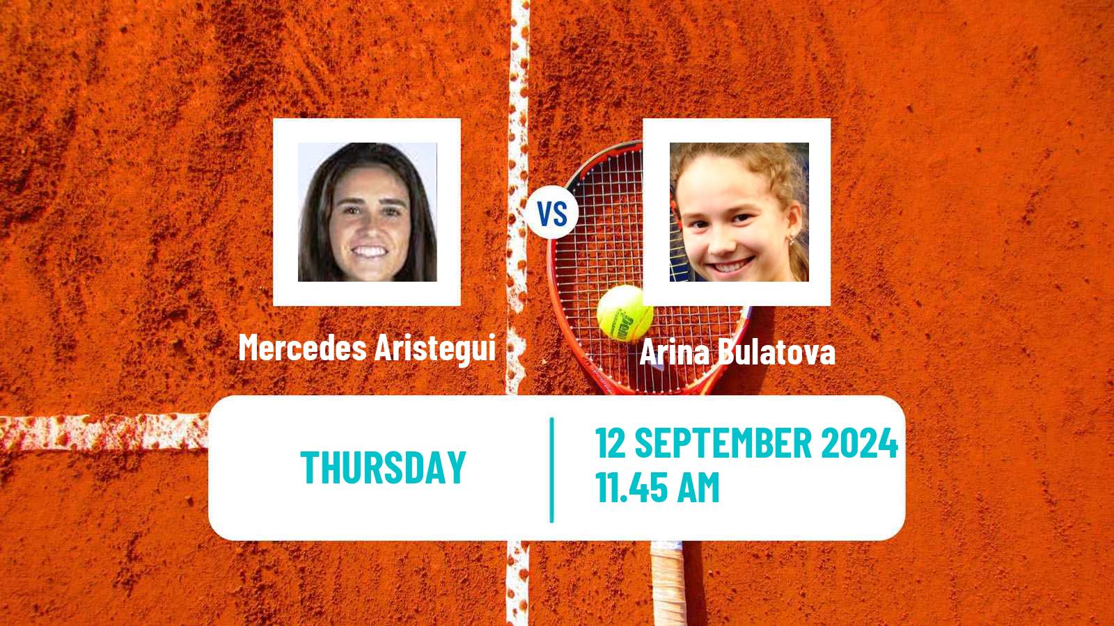 Tennis ITF W15 Kursumlijska Banja 18 Women Mercedes Aristegui - Arina Bulatova