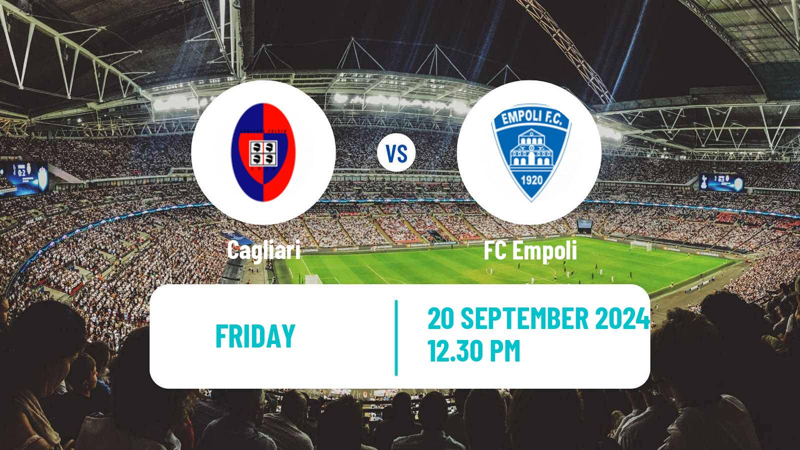 Soccer Italian Serie A Cagliari - Empoli