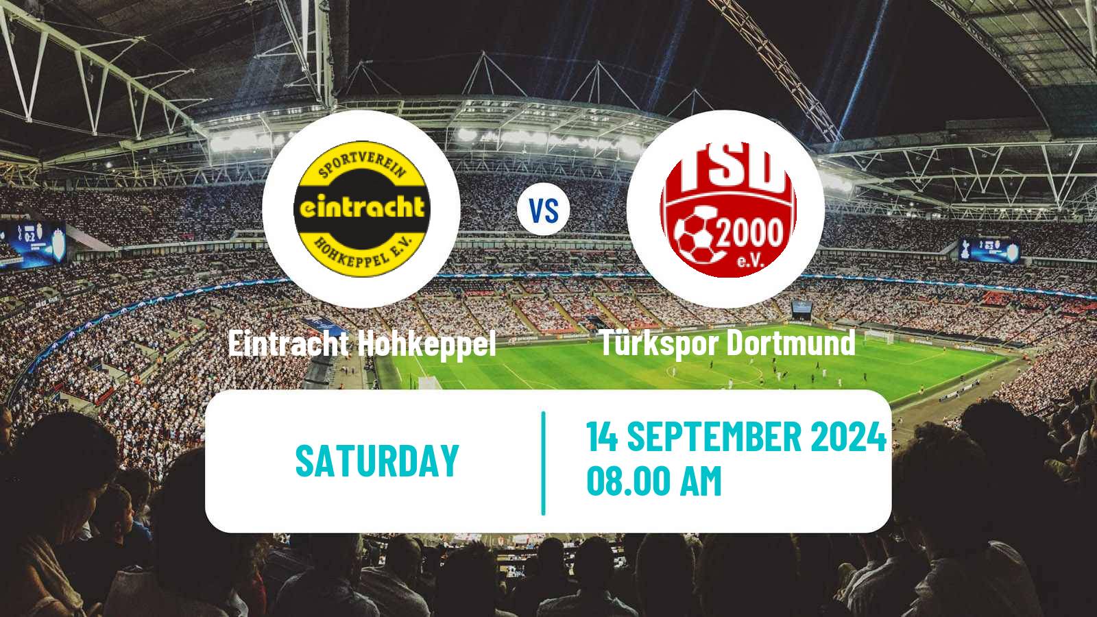 Soccer German Regionalliga West Eintracht Hohkeppel - Türkspor Dortmund