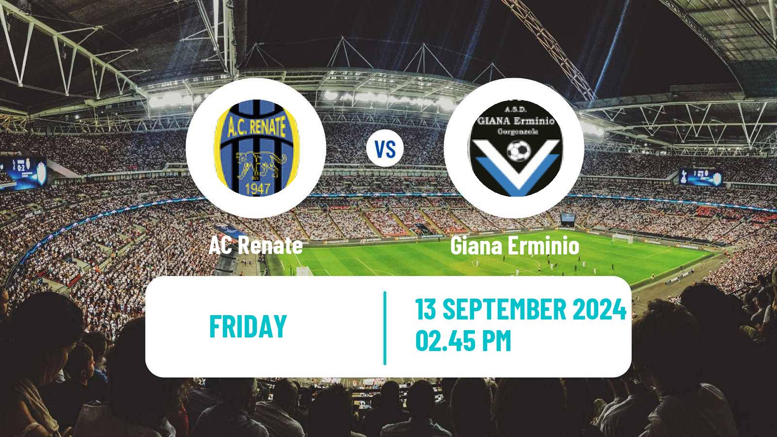 Soccer Italian Serie C Group A Renate - Giana Erminio