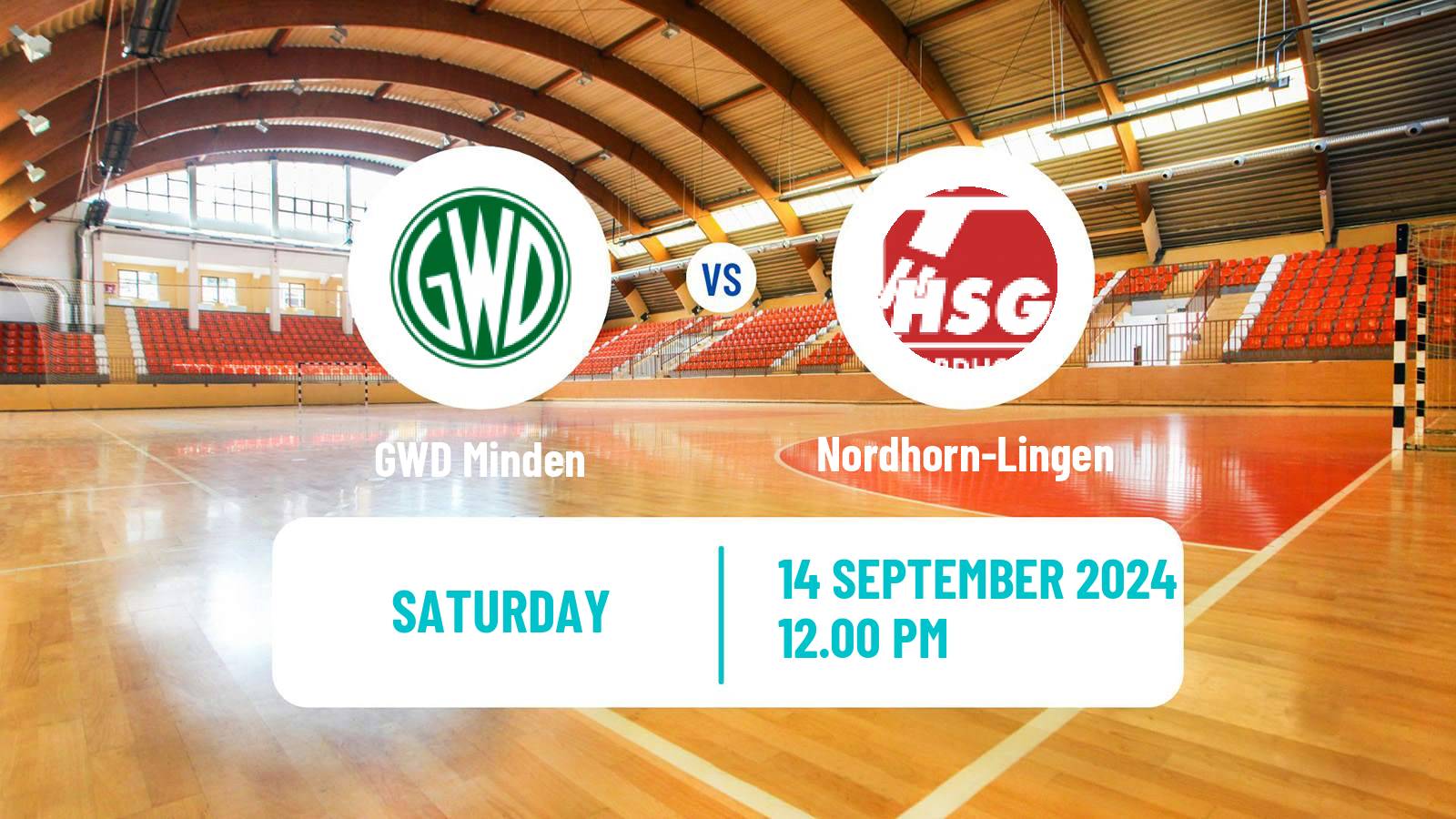 Handball German 2 Bundesliga Handball GWD Minden - Nordhorn-Lingen