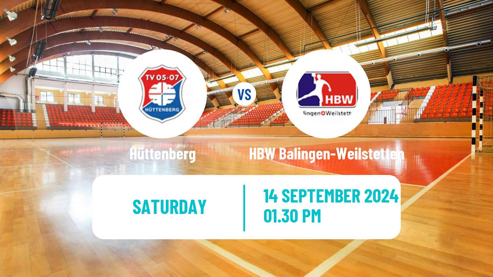 Handball German 2 Bundesliga Handball Hüttenberg - HBW Balingen-Weilstetten