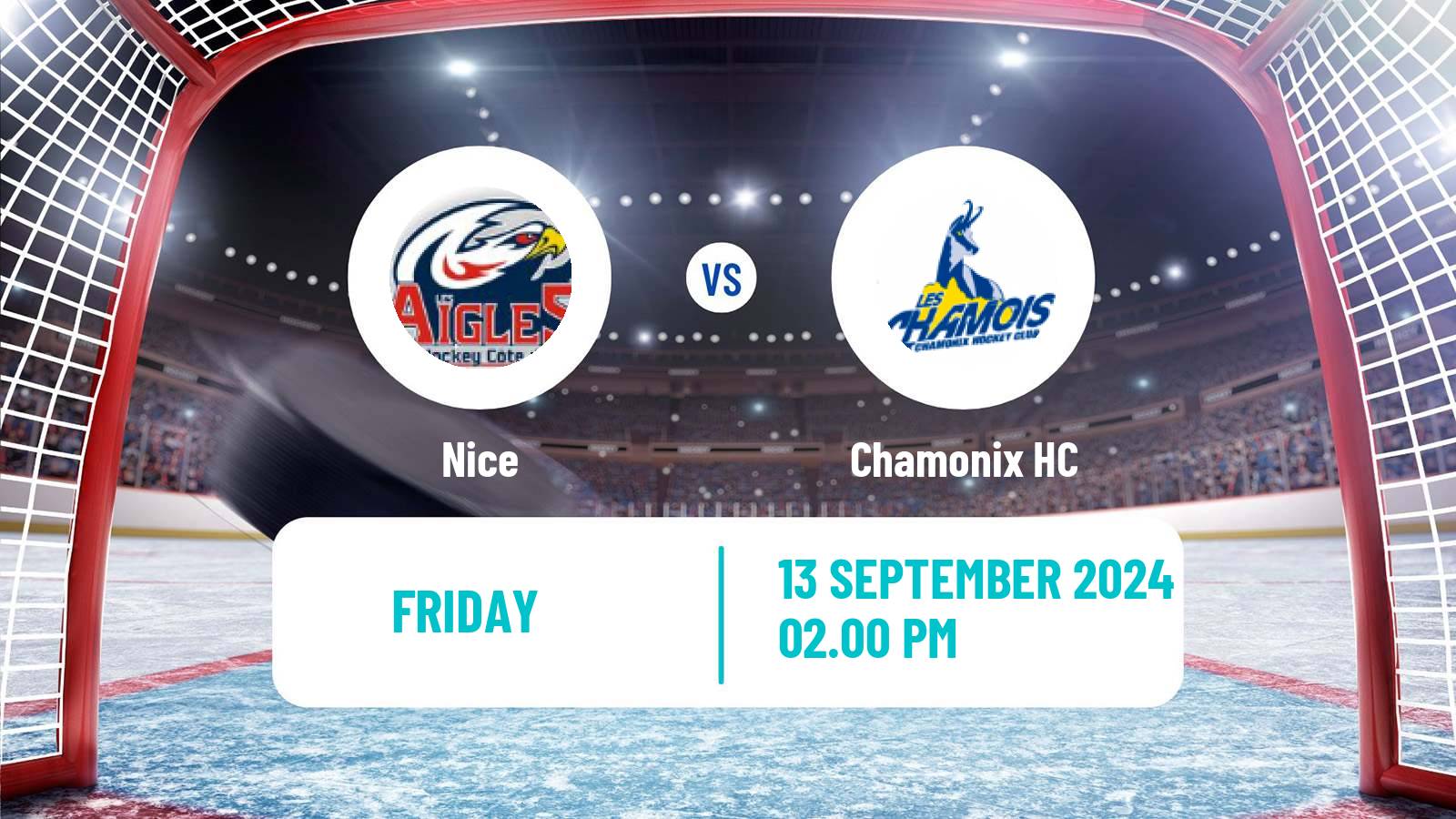 Hockey French Ligue Magnus Nice - Chamonix