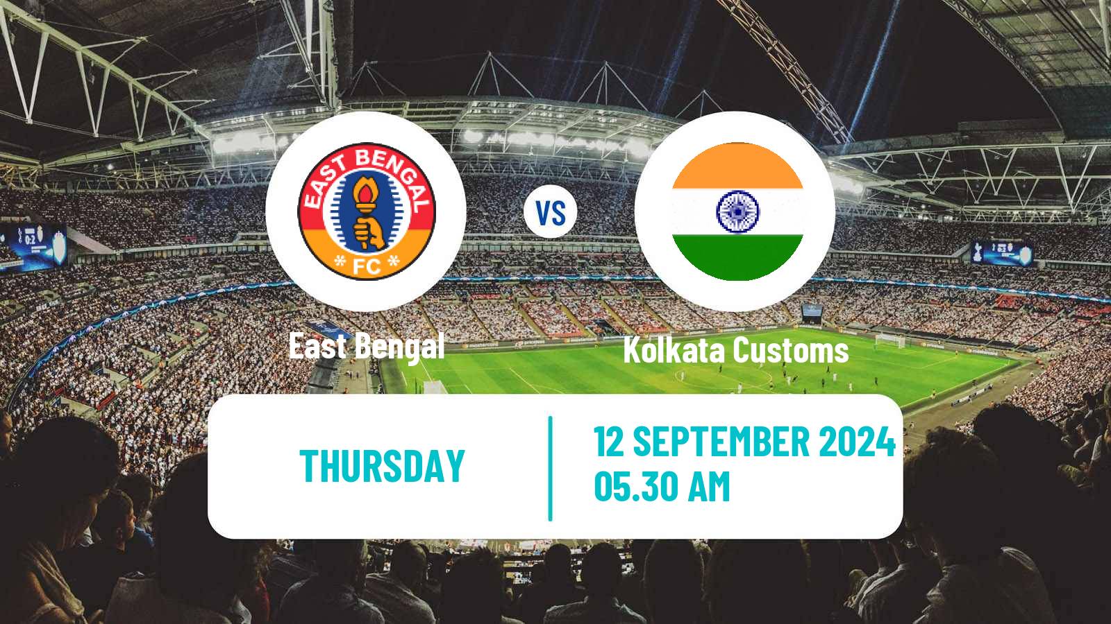 Soccer Calcutta Premier Division East Bengal - Kolkata Customs