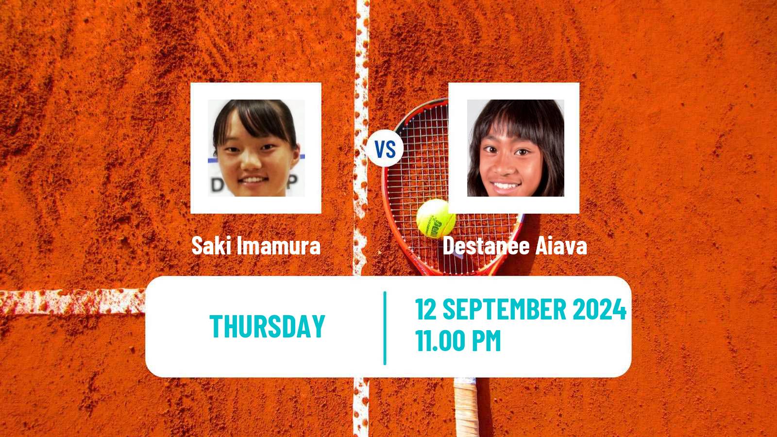 Tennis ITF W75 Perth Women Saki Imamura - Destanee Aiava