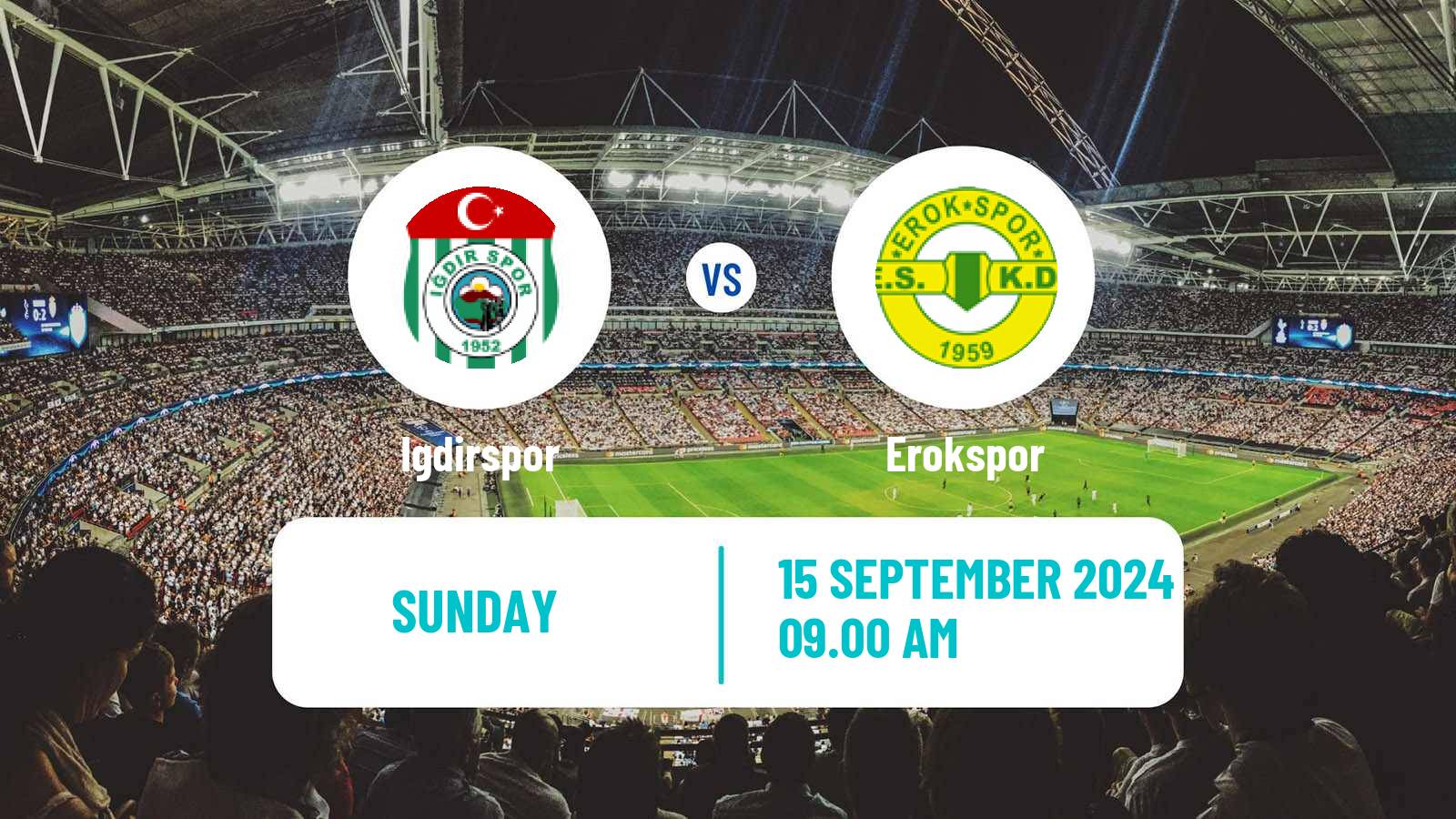 Soccer Turkish First League Igdirspor - Erokspor