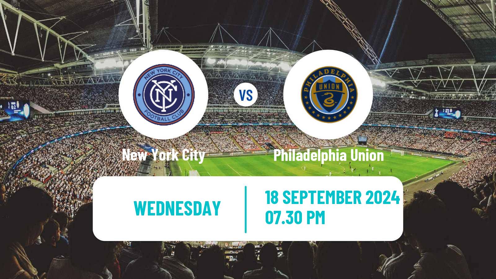 Soccer MLS New York City - Philadelphia Union