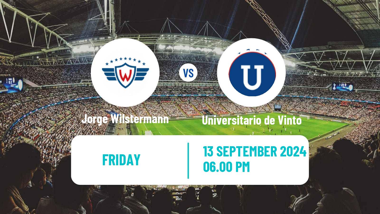 Soccer Bolivian Division Profesional Jorge Wilstermann - Universitario de Vinto