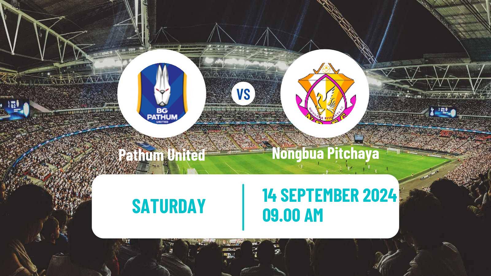 Soccer Thai League 1 Pathum United - Nongbua Pitchaya