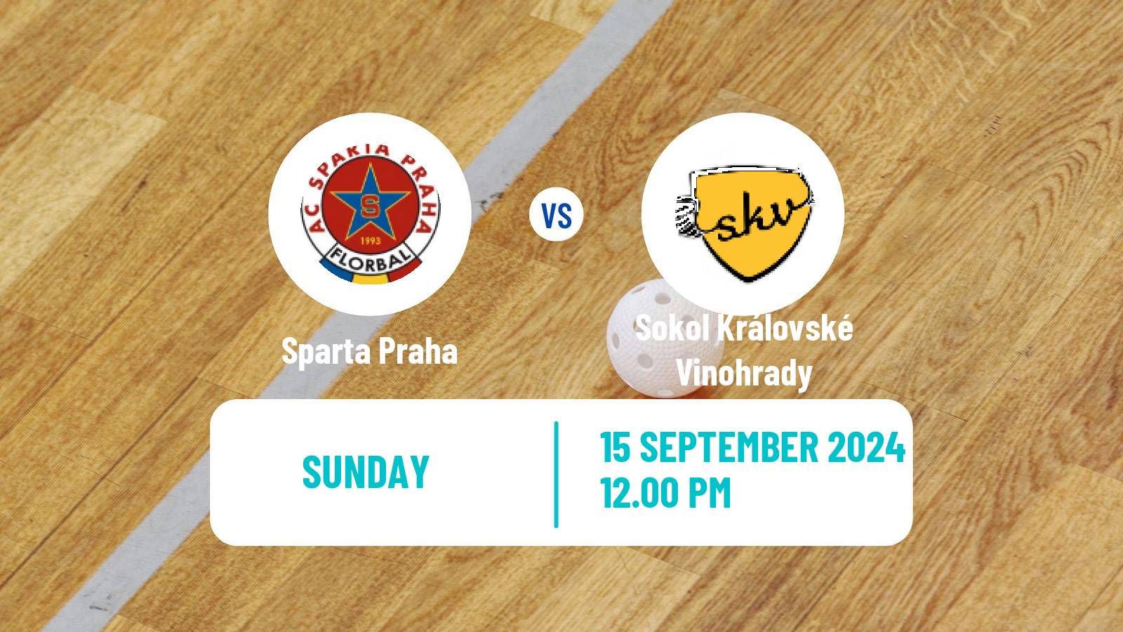 Floorball Czech Superliga Floorball Sparta Praha - Sokol Královské Vinohrady