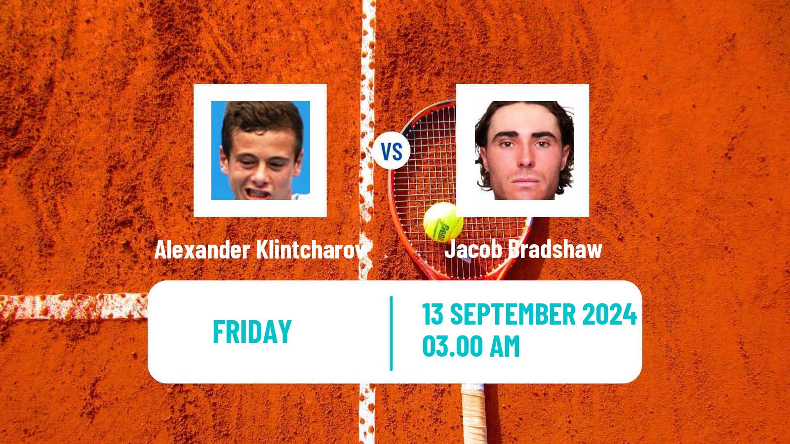 Tennis ITF M25 Darwin Men Alexander Klintcharov - Jacob Bradshaw