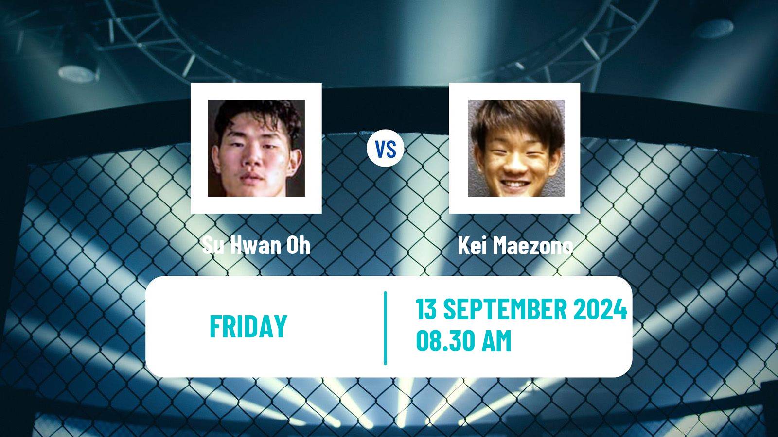 MMA Featherweight One Championship Men Su Hwan Oh - Kei Maezono