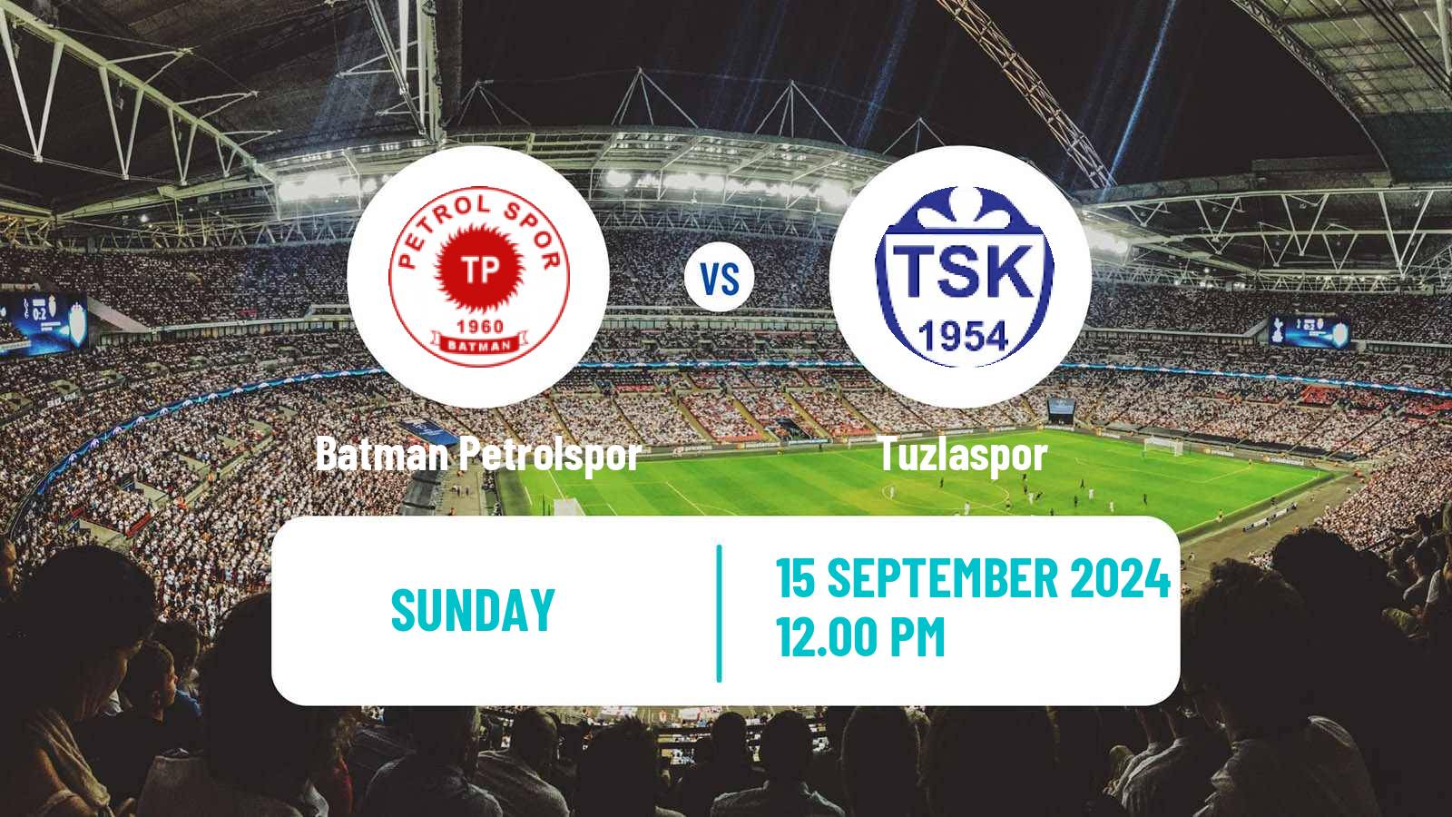 Soccer Turkish Second League White Group Batman Petrolspor - Tuzlaspor