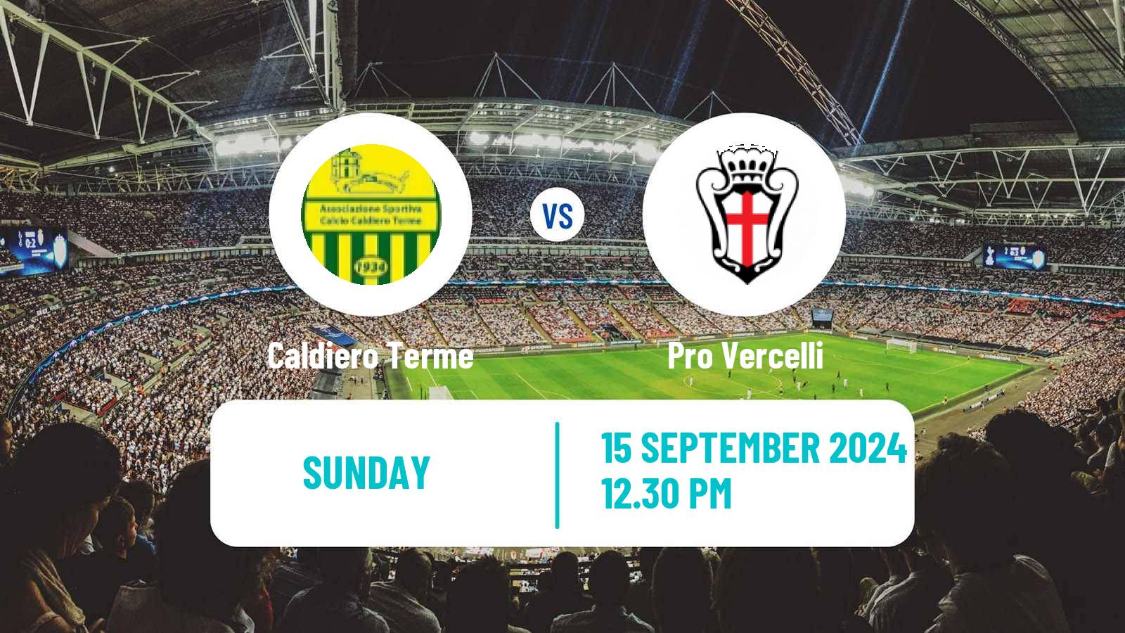 Soccer Italian Serie C Group A Caldiero Terme - Pro Vercelli