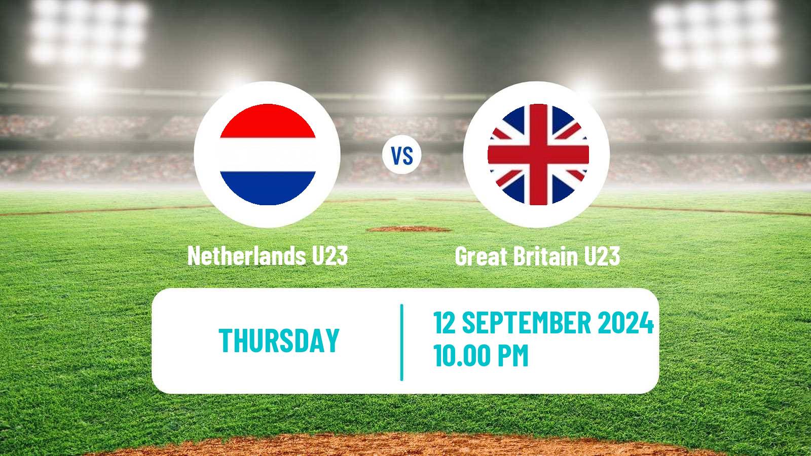 Baseball World Cup U23 Baseball Netherlands U23 - Great Britain U23