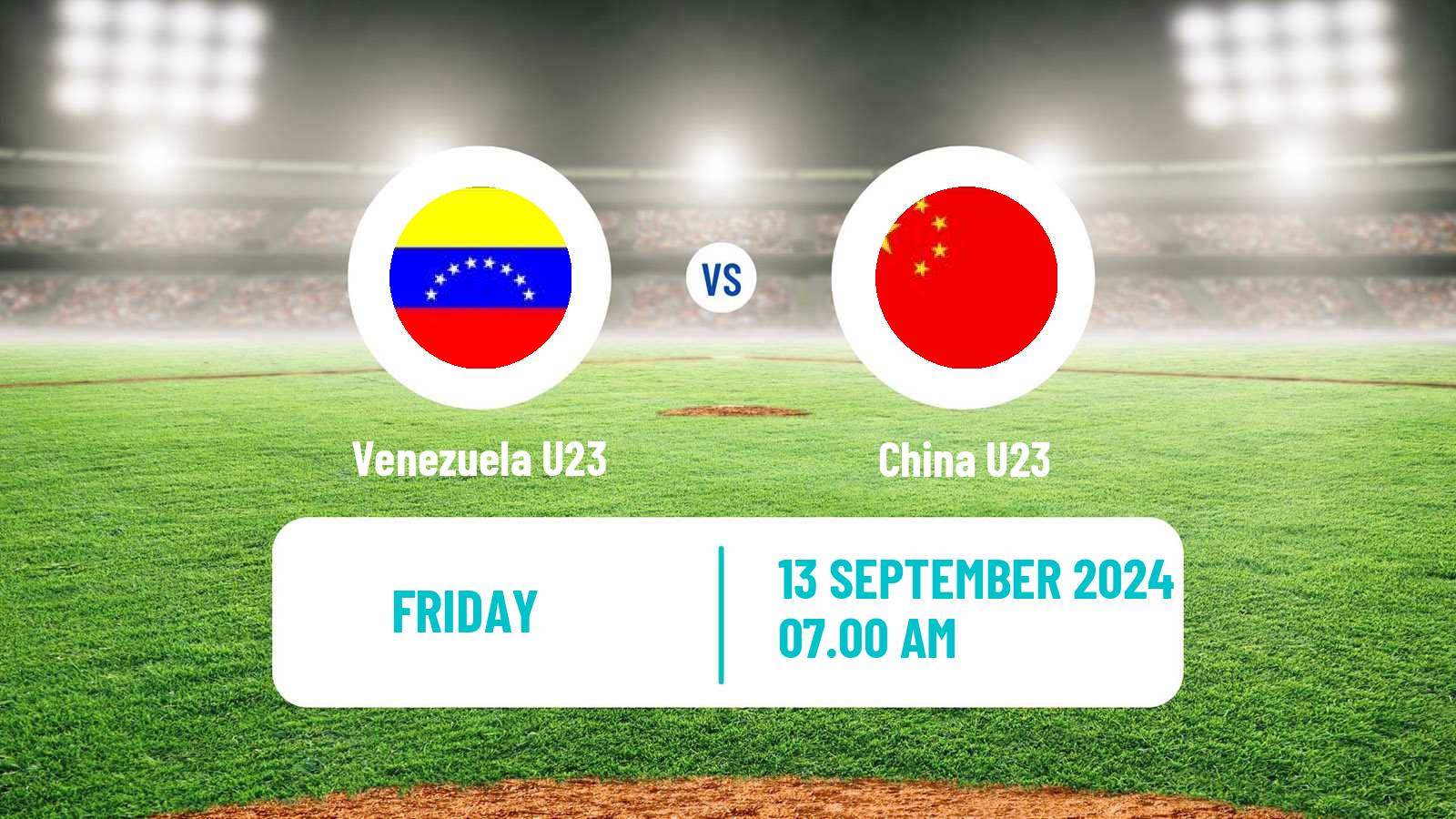 Baseball World Cup U23 Baseball Venezuela U23 - China U23