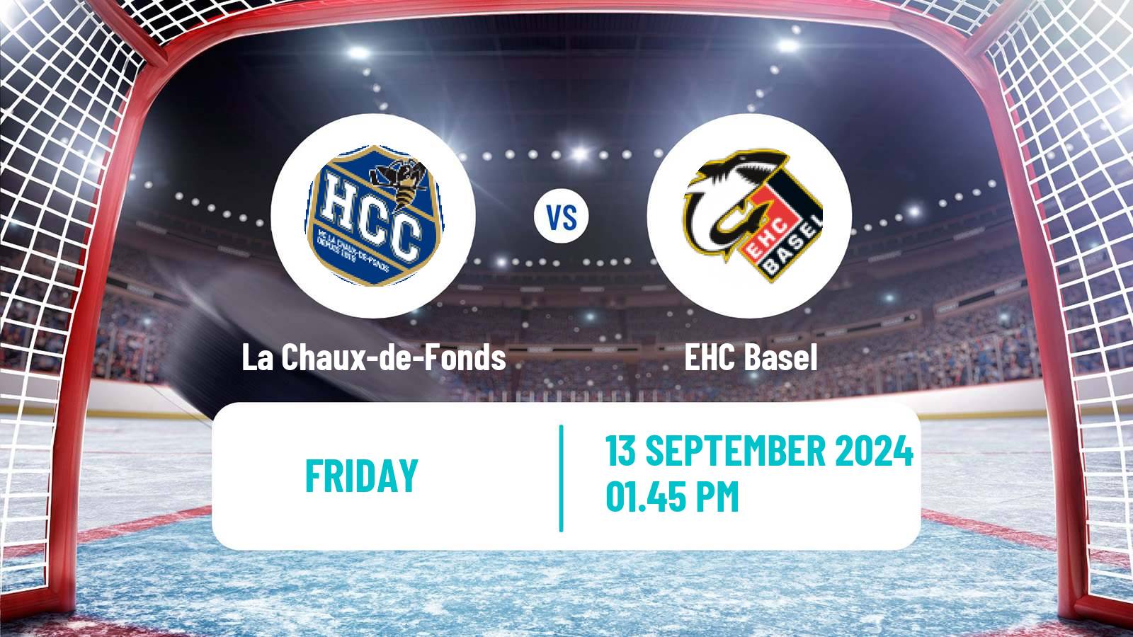 Hockey Swiss League Hockey La Chaux-de-Fonds - EHC Basel