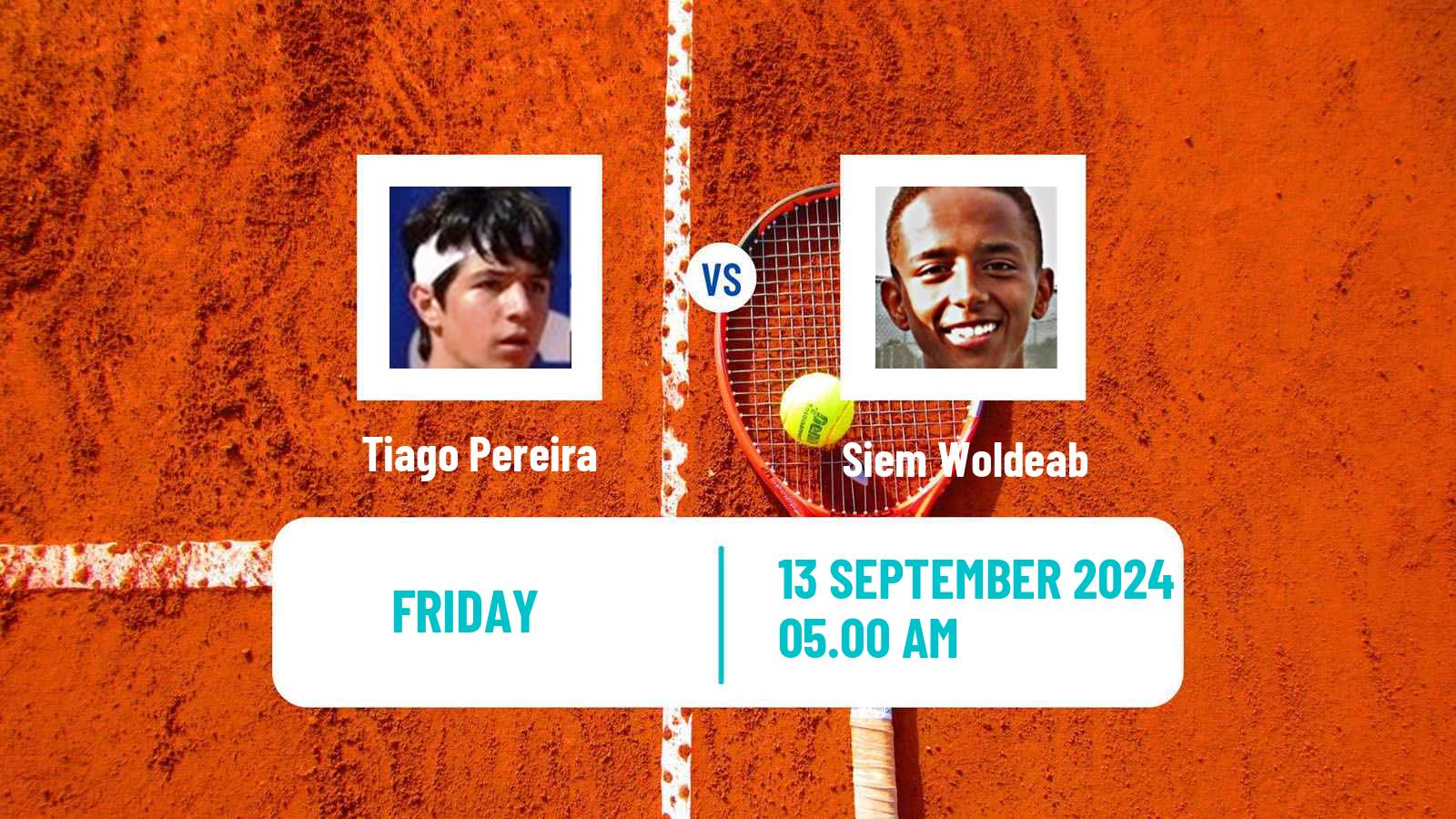 Tennis ITF M15 Monastir 37 Men Tiago Pereira - Siem Woldeab