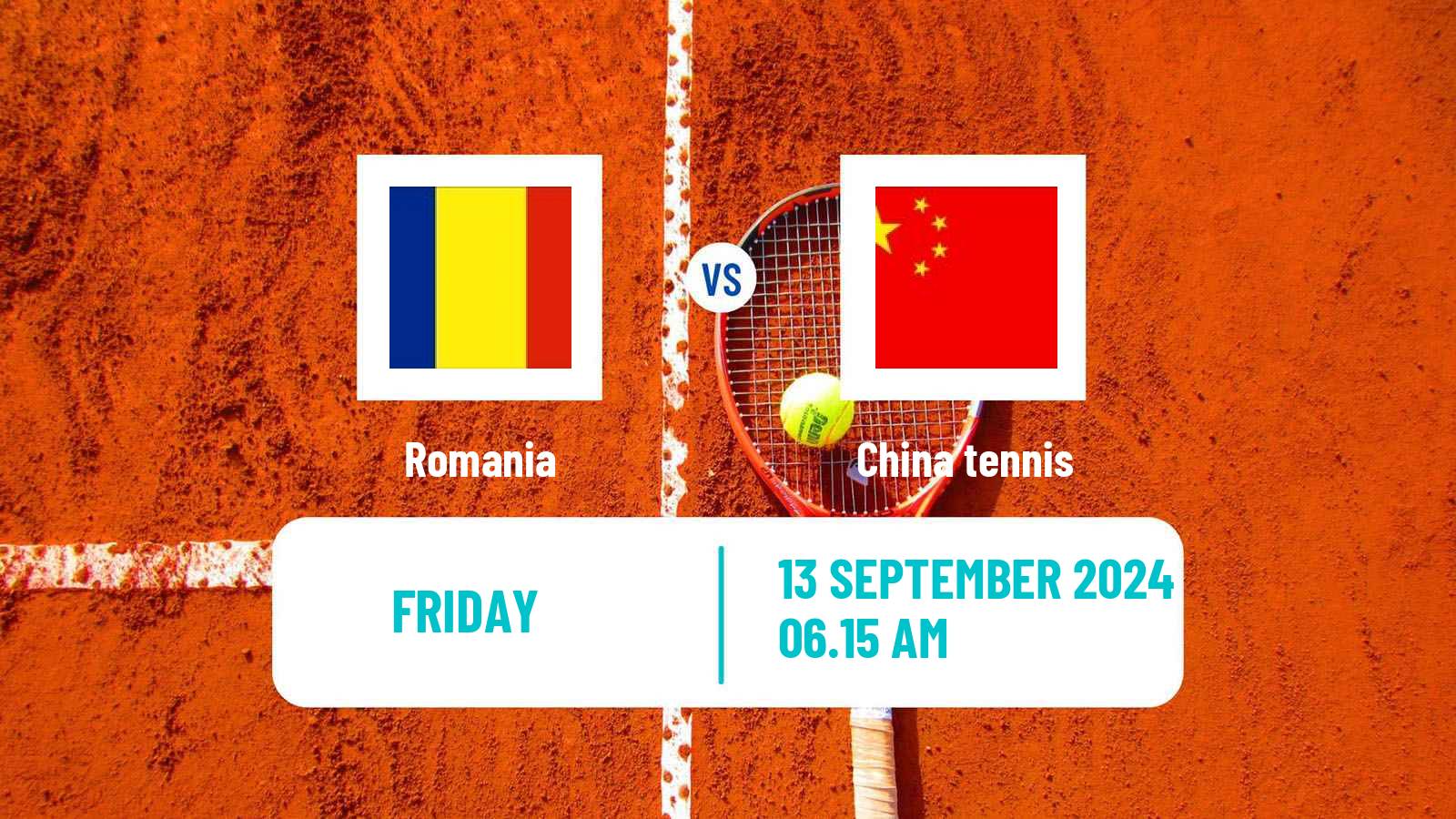 Tennis Davis Cup World Group II Teams Romania - China