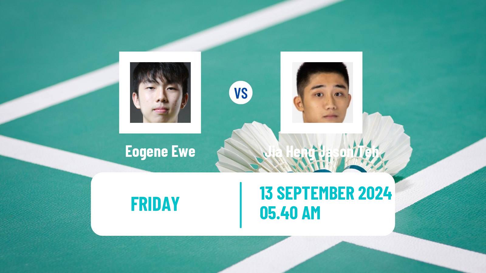 Badminton BWF World Tour Vietnam Open Men Eogene Ewe - Jia Heng Jason Teh