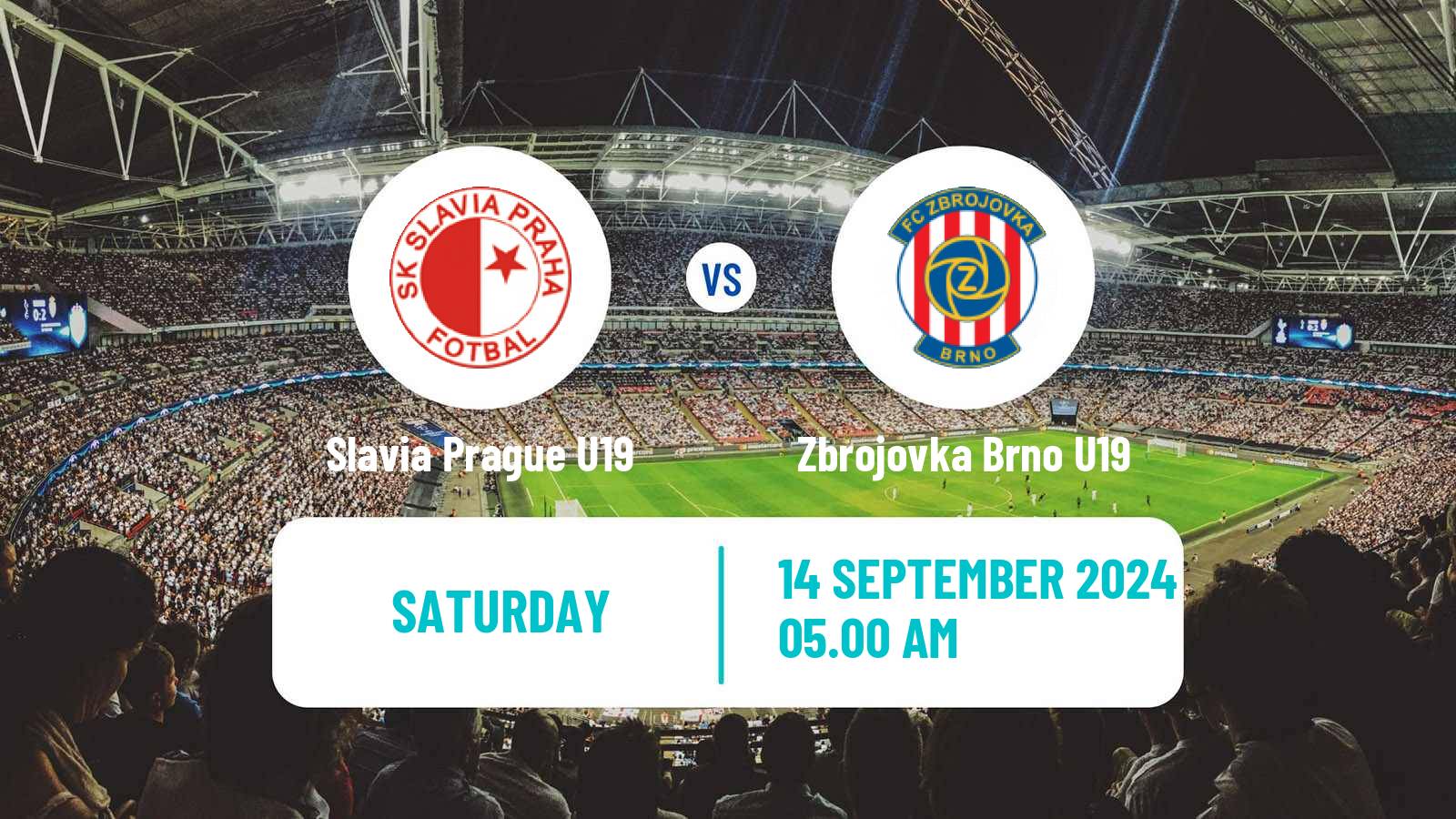 Soccer Czech U19 League Slavia Prague U19 - Zbrojovka Brno U19