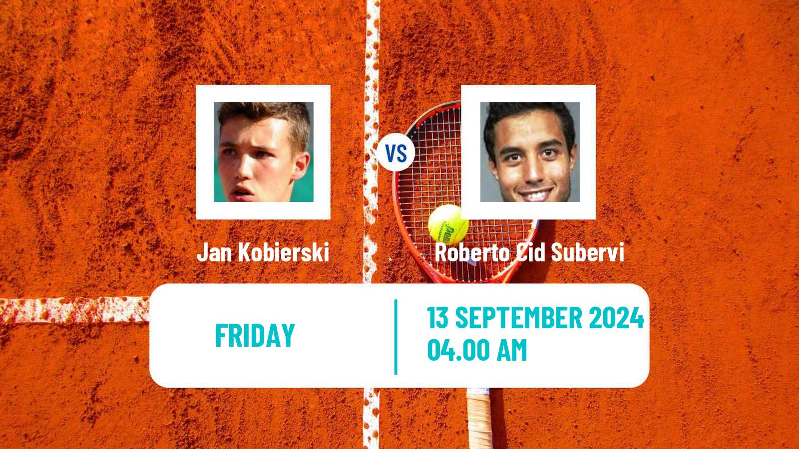 Tennis ITF M15 Kursumlijska Banja 17 Men Jan Kobierski - Roberto Cid Subervi