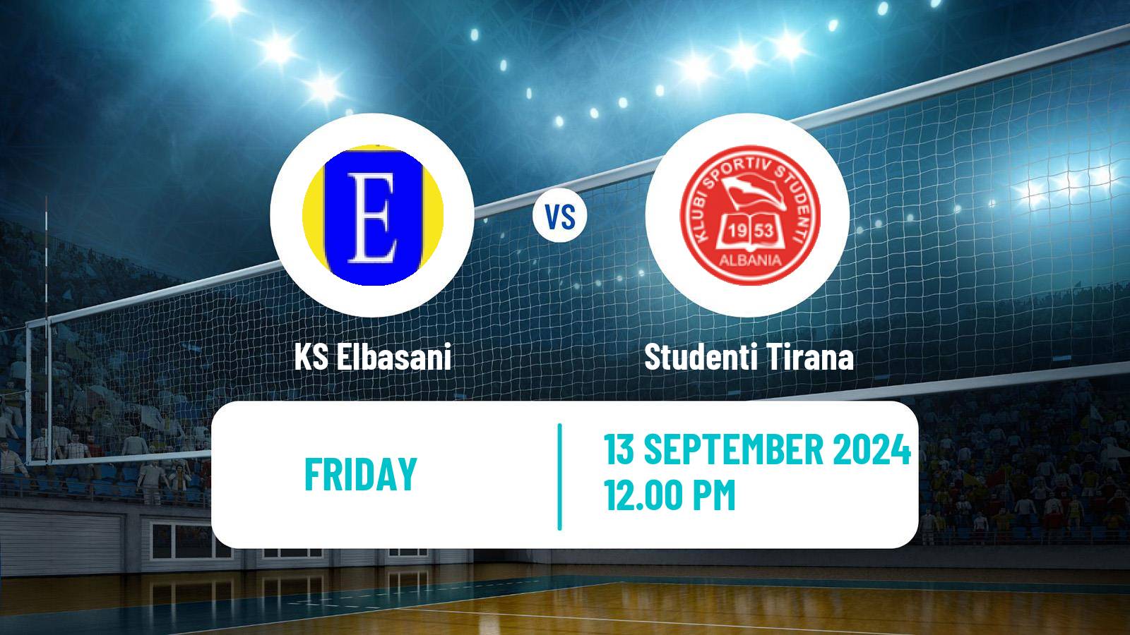 Volleyball Albanian Superliga Volleyball Elbasani - Studenti Tirana