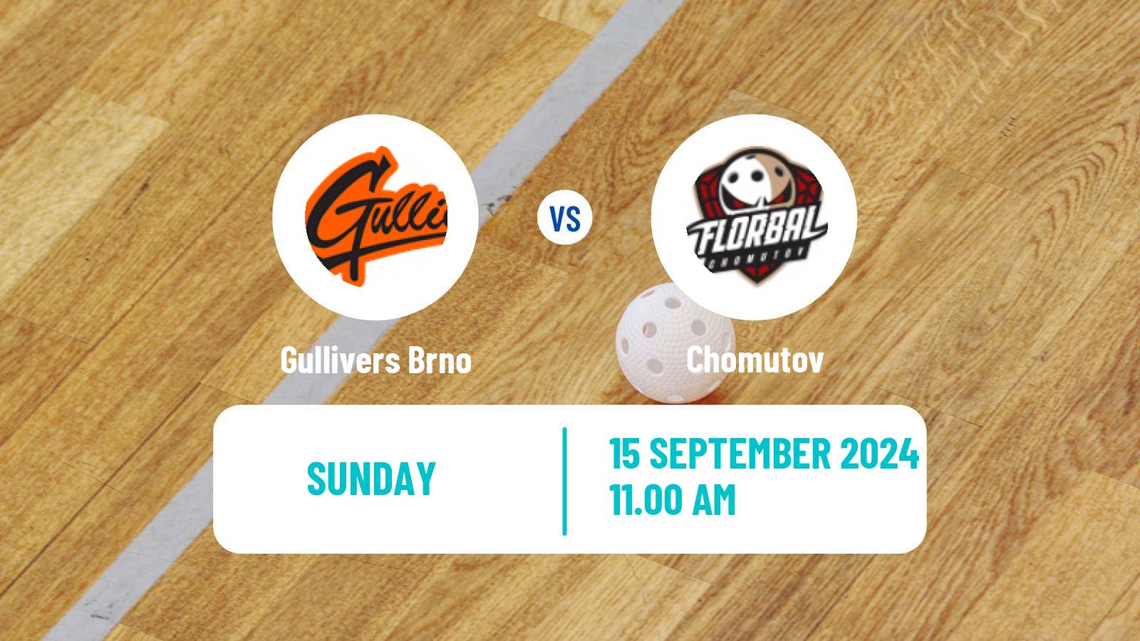 Floorball Czech 1 Liga Floorball Gullivers Brno - Chomutov