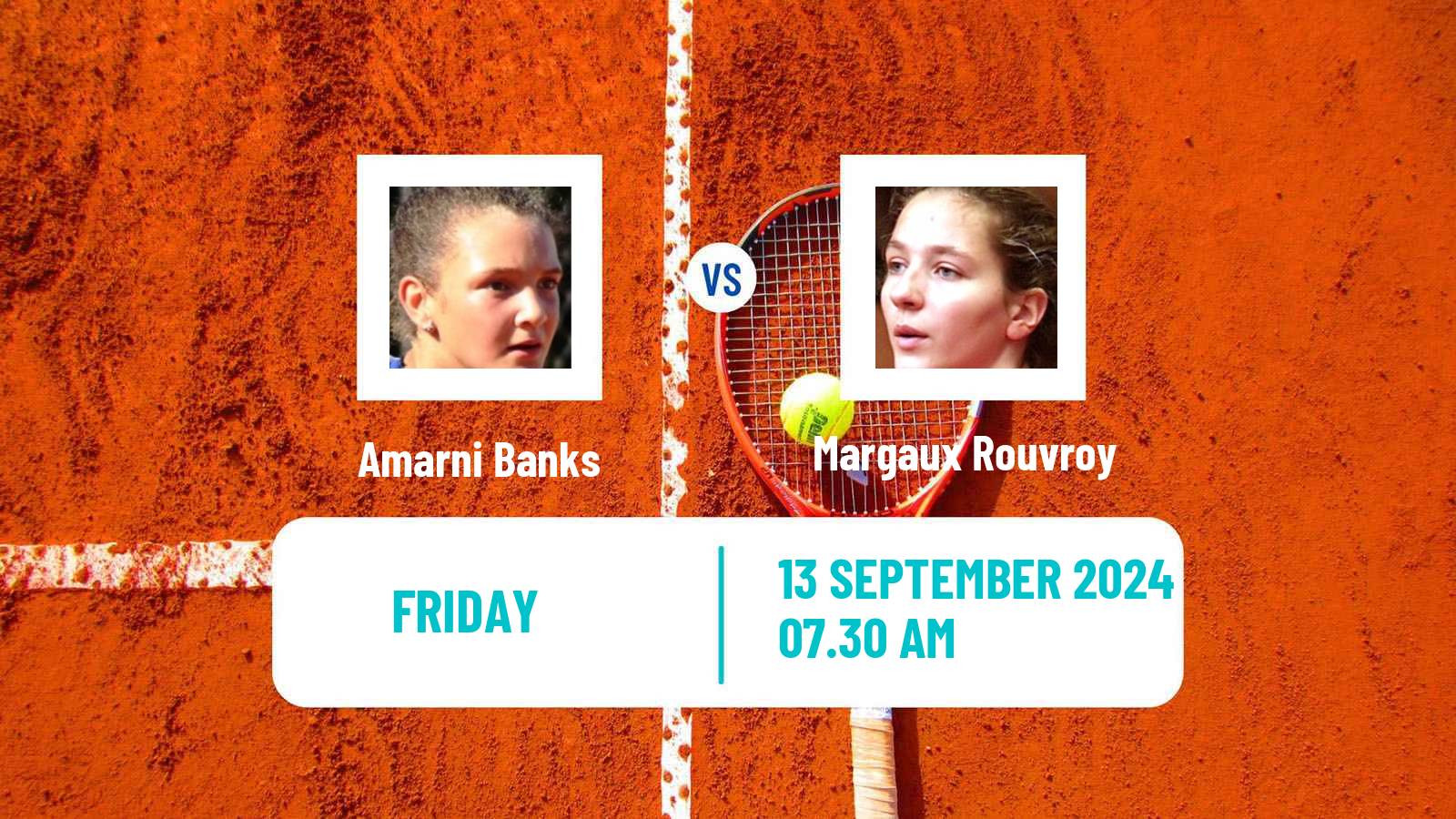 Tennis ITF W75 Le Neubourg Women Amarni Banks - Margaux Rouvroy