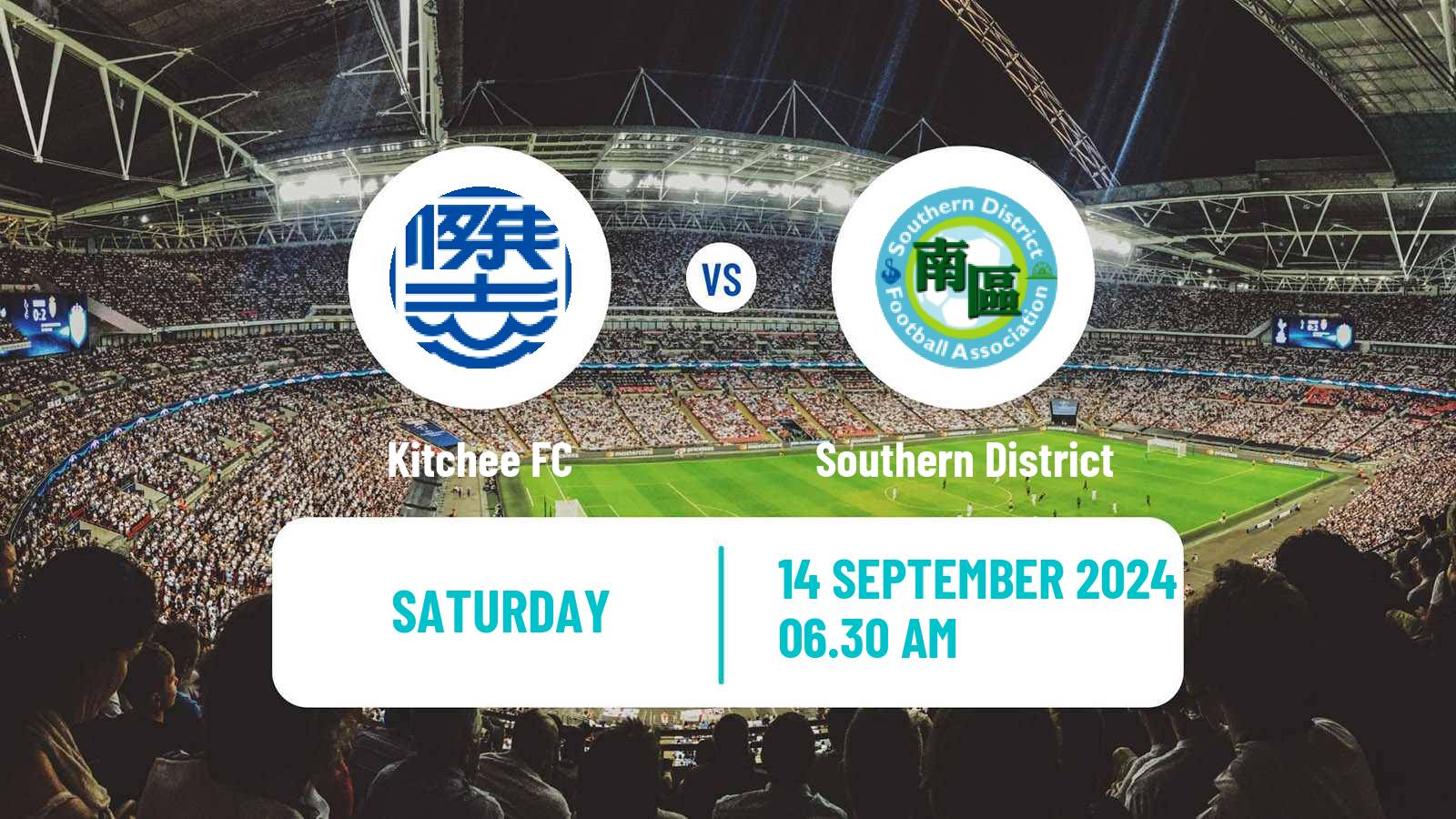 Soccer Hong Kong Premier League Kitchee - Southern District