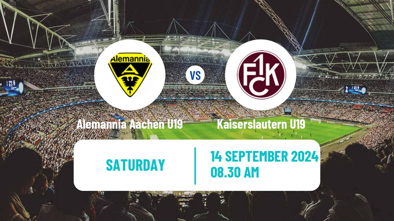 Soccer German DFB Youth League Alemannia Aachen U19 - Kaiserslautern U19