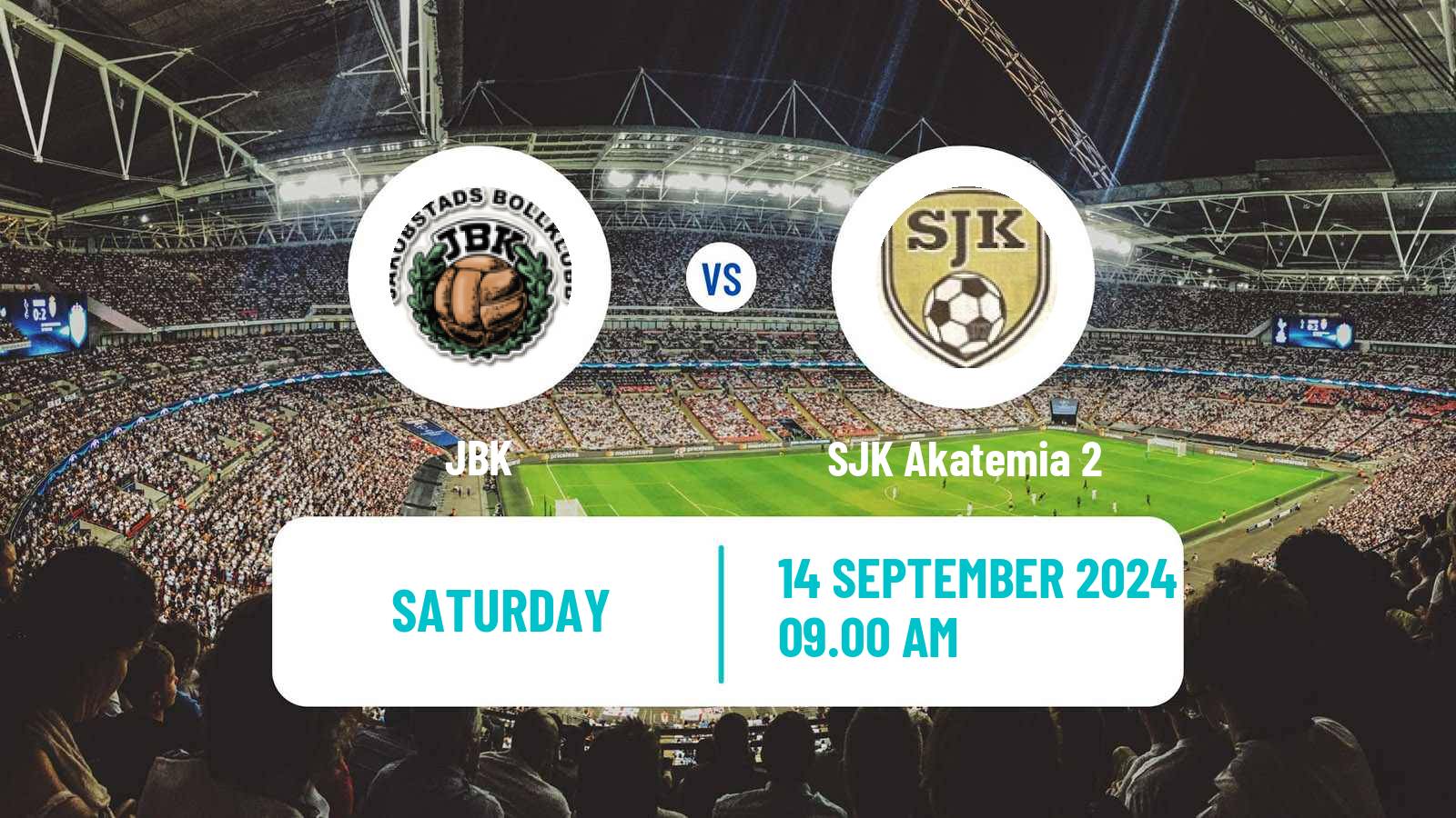 Soccer Finnish Kakkonen Group C JBK - SJK Akatemia 2