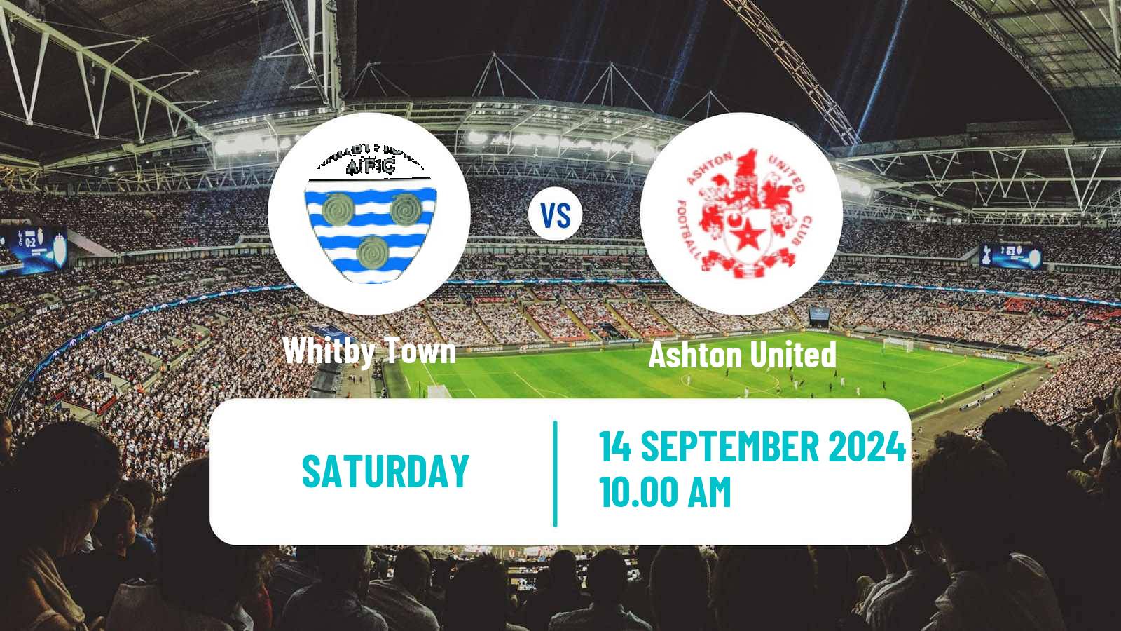 Soccer English NPL Premier Division Whitby Town - Ashton United